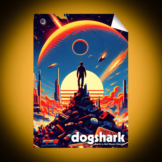 Earth is Not Room Enough Portrait Poster