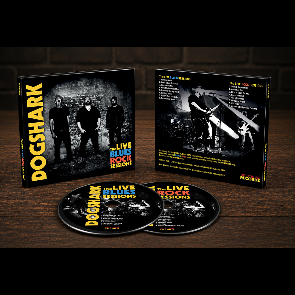 The LIVE BLUES ROCK SESSIONS DELUXE Package CD+T-Shirt