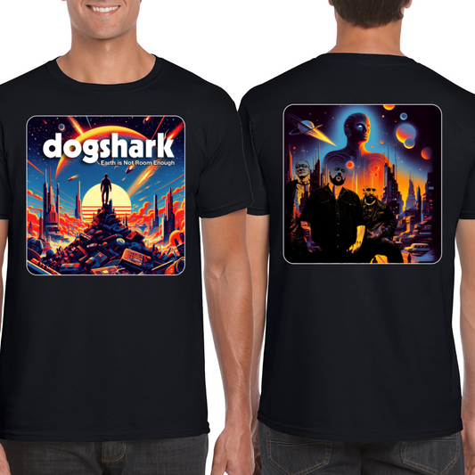 Dogshark Earth is Not Room Enough Album Art Unisex T-Shirt