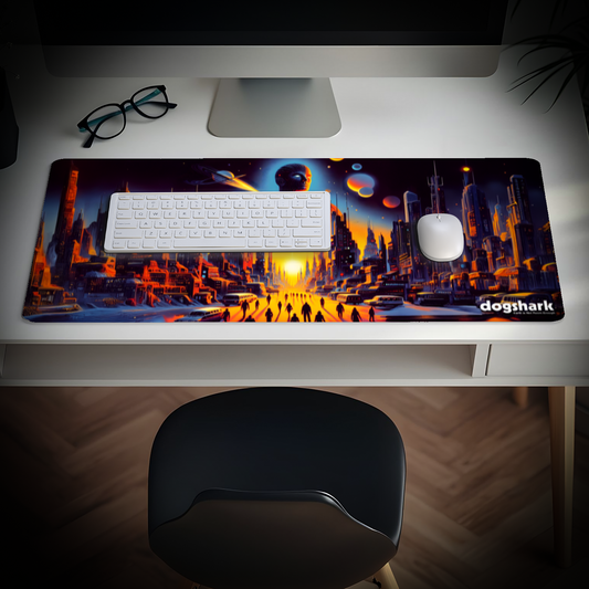 Dogshark - Earth is Not Room Enough Album Art Gaming Mat