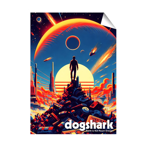 Earth is Not Room Enough A1 Size Portrait Poster