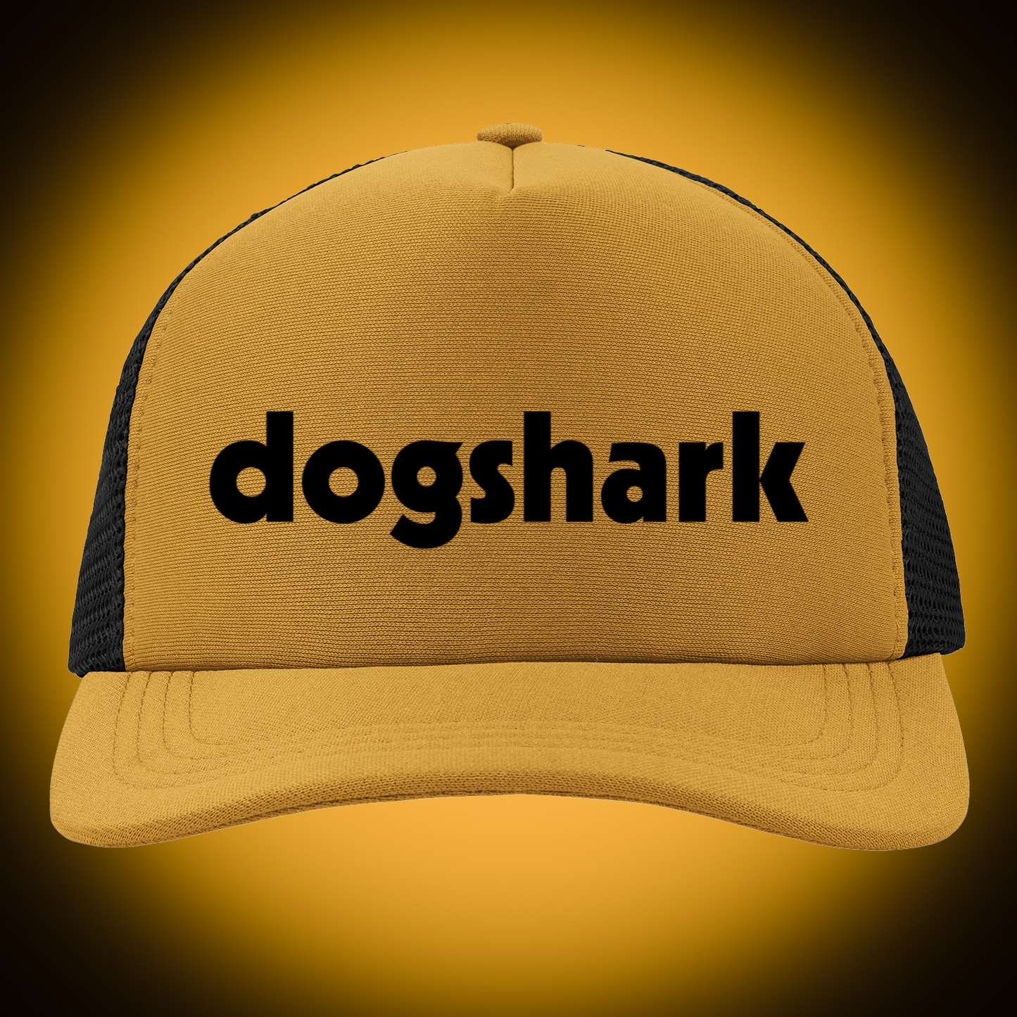 Dogshark Logo - Trucker Cap - Yellow