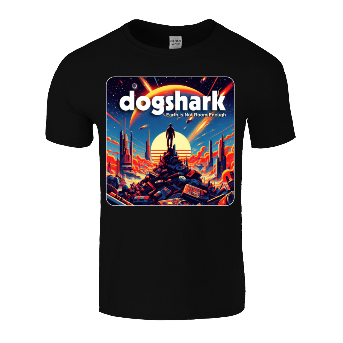 Dogshark Earth is Not Room Enough Album Art Unisex T-Shirt