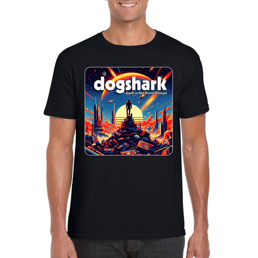 Dogshark Earth is Not Room Enough Album Art Front Only Unisex T-Shirt