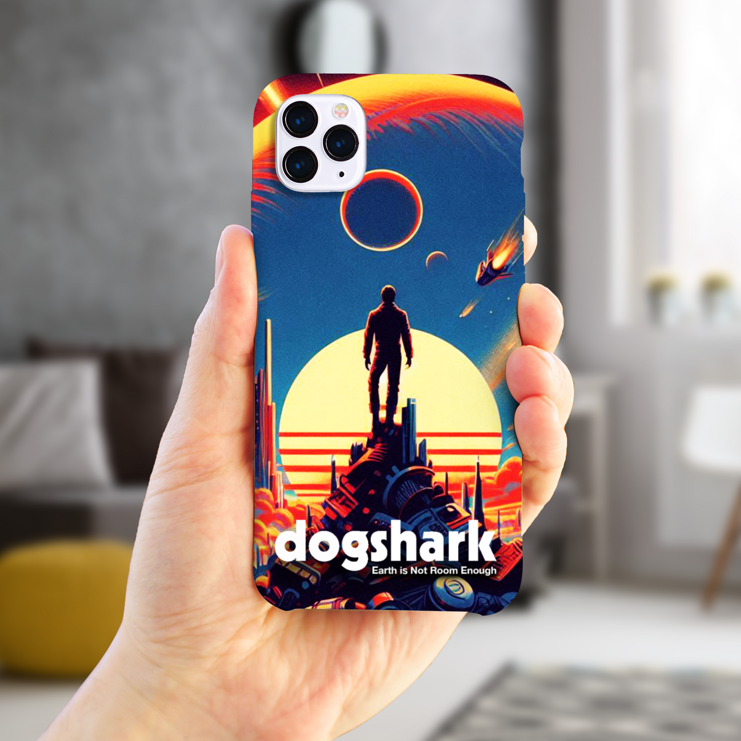 Dogshark - Earth is Not Room Enough Slim Phone Case