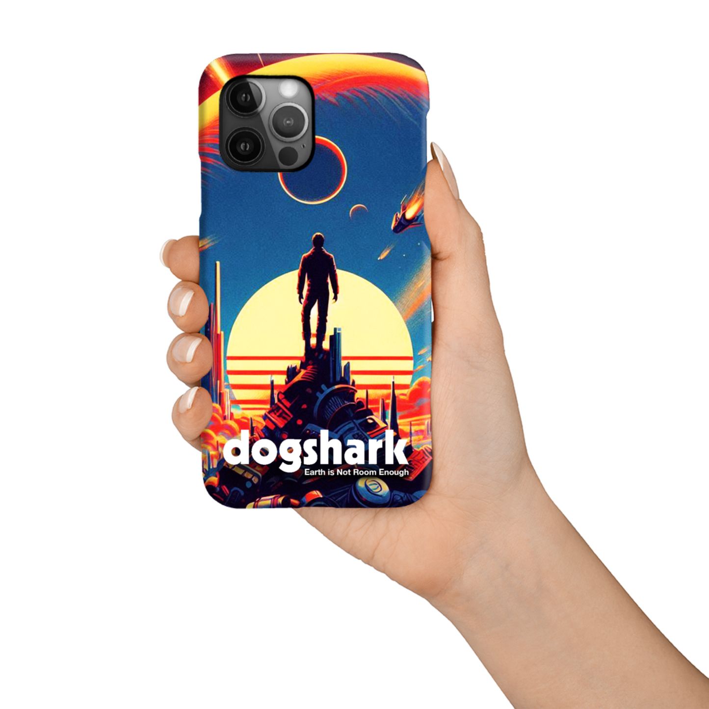 Dogshark - Earth is Not Room Enough Slim Phone Case