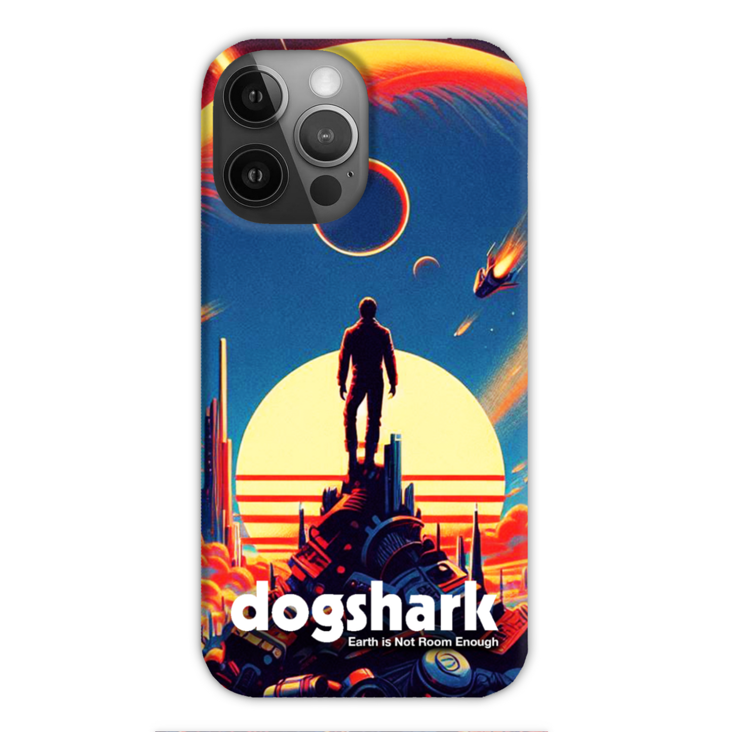 Dogshark - Earth is Not Room Enough Slim Phone Case