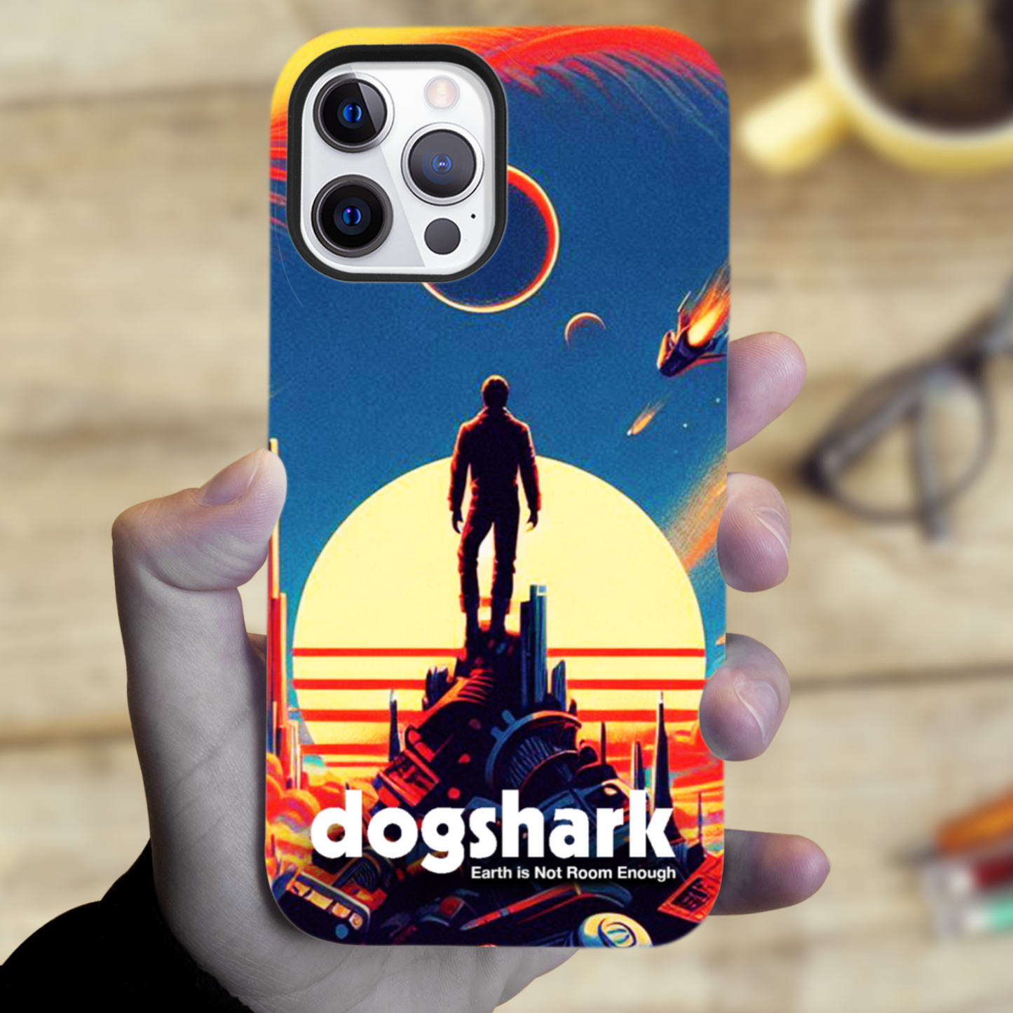 Dogshark - Earth is Not Enough Tough Phone Case