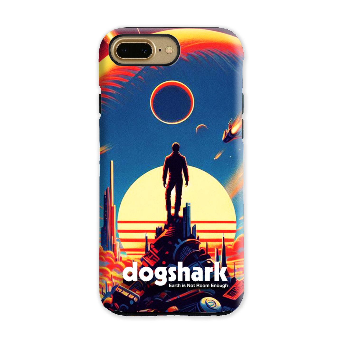 Dogshark - Earth is Not Enough Tough Phone Case